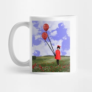 Red Balloon Float Mug